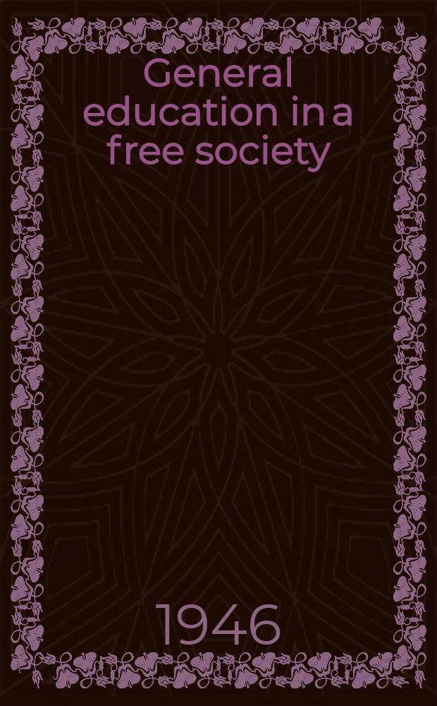 General education in a free society