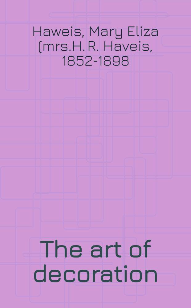 The art of decoration