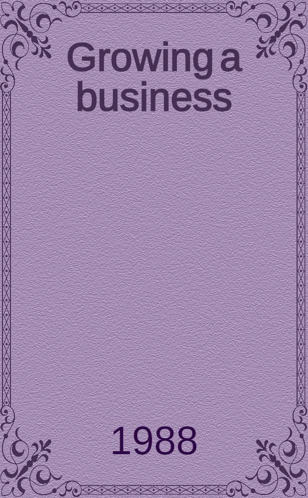 Growing a business