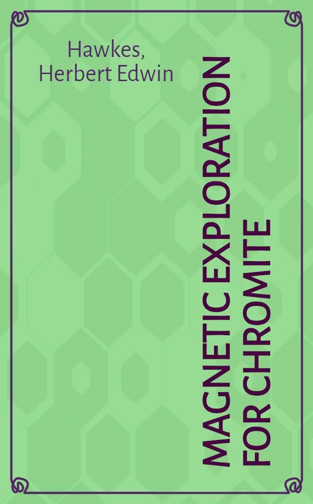 Magnetic exploration for chromite