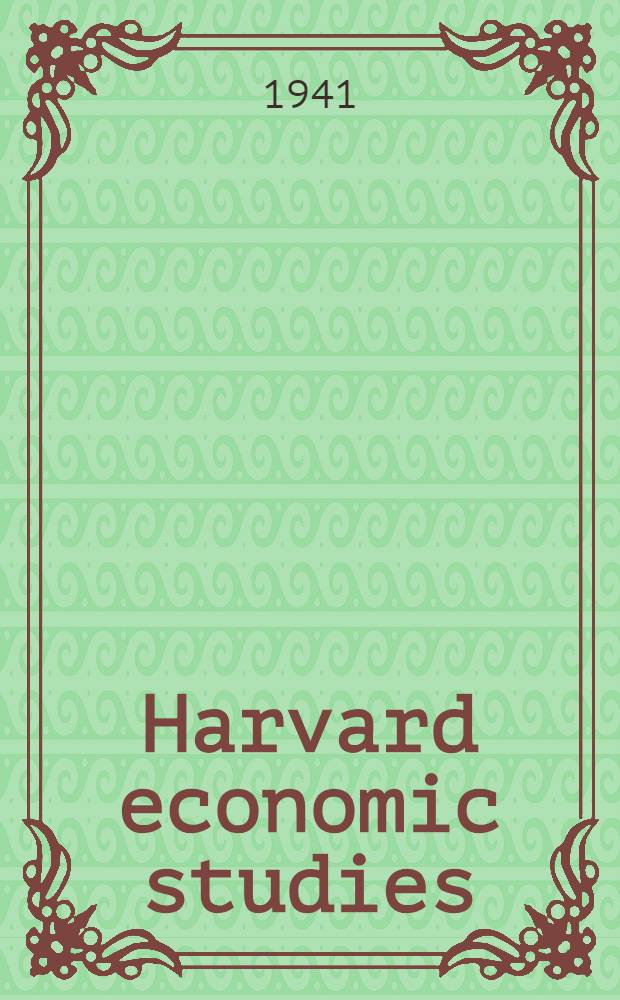 Harvard economic studies : Publ. under the dir. of the Dep. of economics. Vol. 68 : The news-pint paper industry
