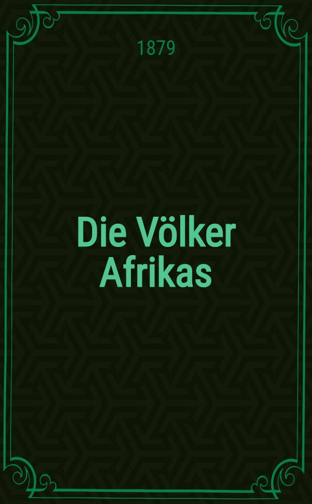 Die Völker Afrikas
