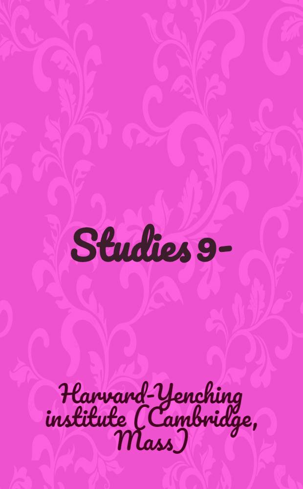Studies 9-