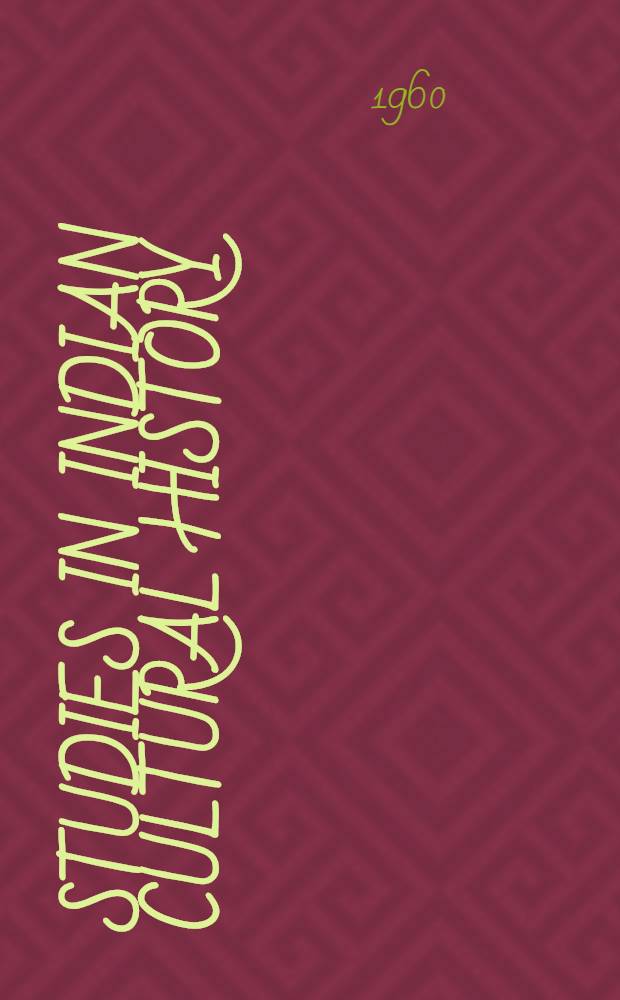 Studies in Indian cultural history
