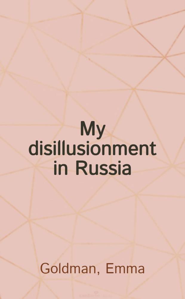 My disillusionment in Russia