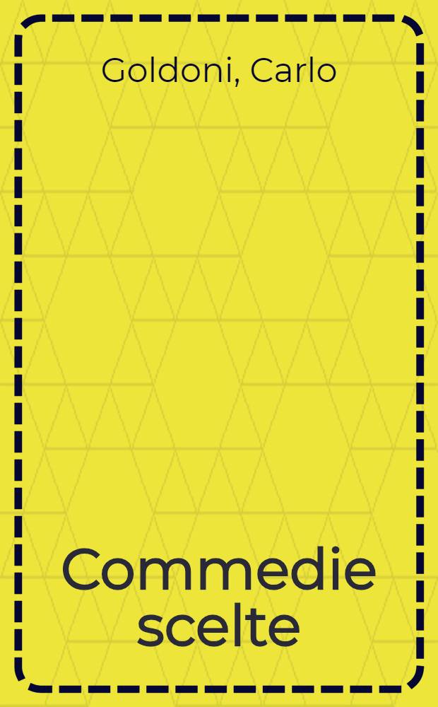 Commedie scelte