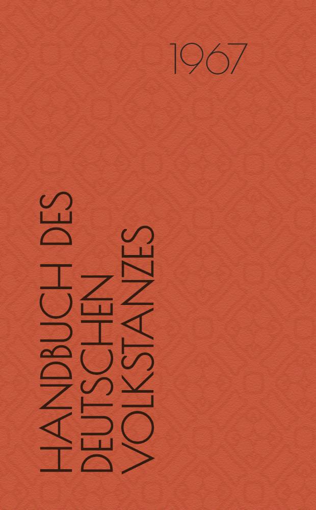 Handbuch des deutschen Volkstanzes : Systematische Darstellung der gebräuchlichsten deutschen Volkstänze. [2] : Notenband