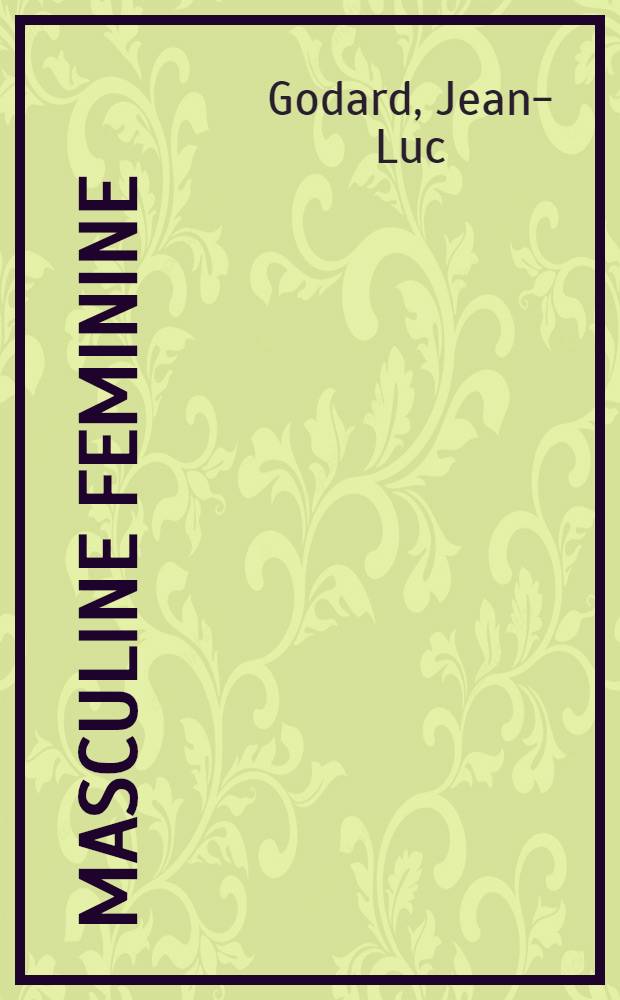 Masculine feminine