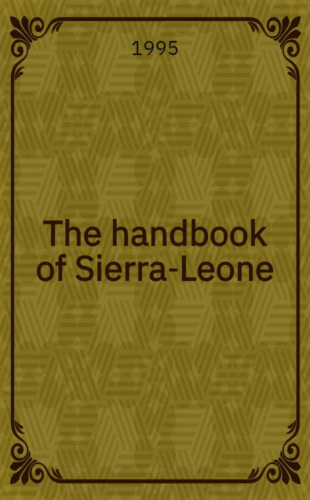 The handbook of Sierra-Leone