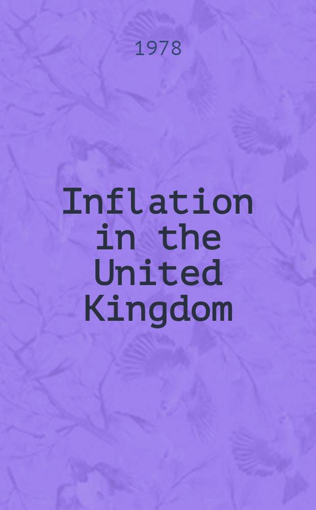 Inflation in the United Kingdom