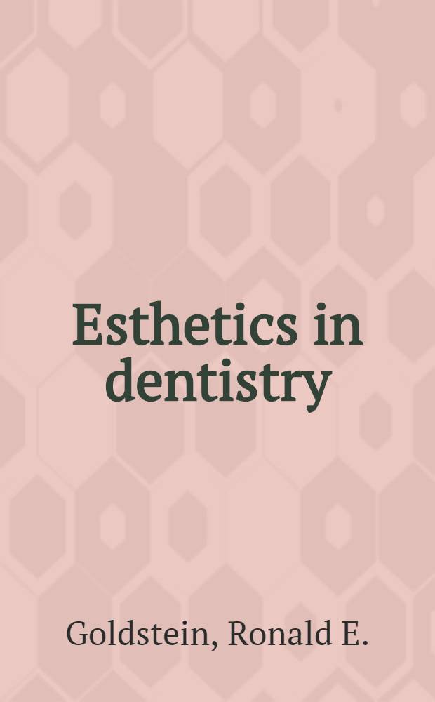 Esthetics in dentistry : With 11 contributors