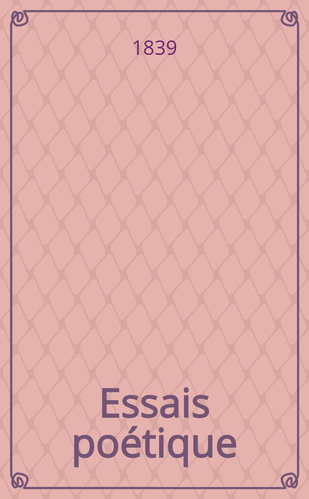 Essais poétique