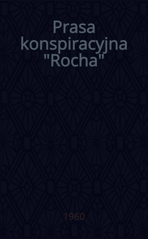 Prasa konspiracyjna "Rocha" : 1939-1945