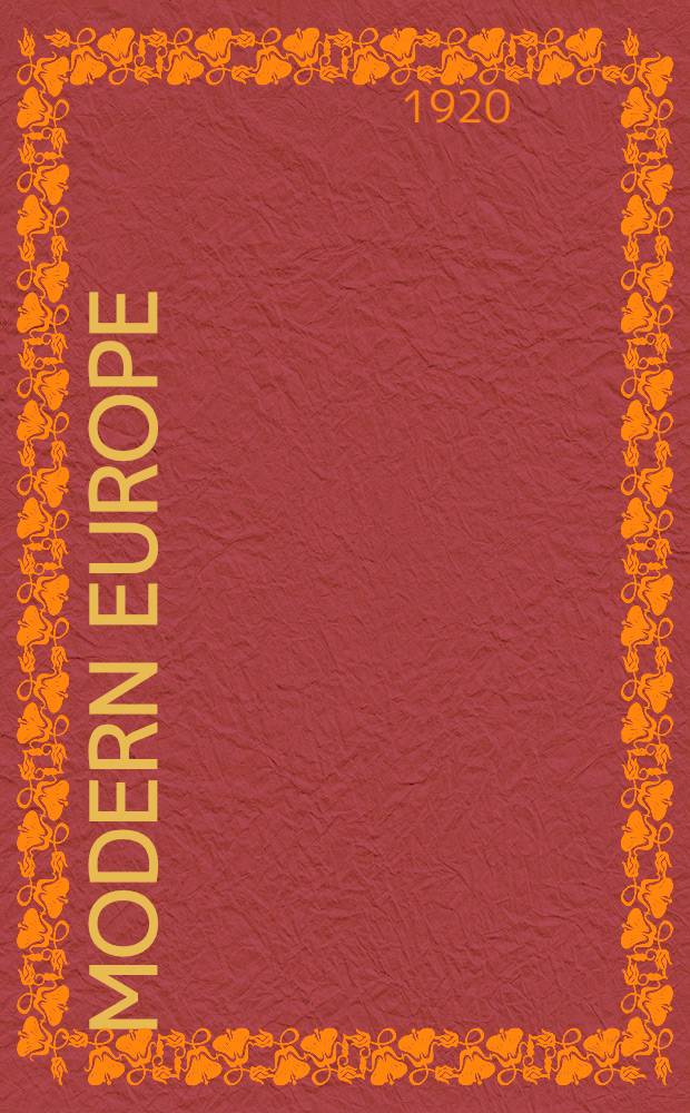 Modern Europe