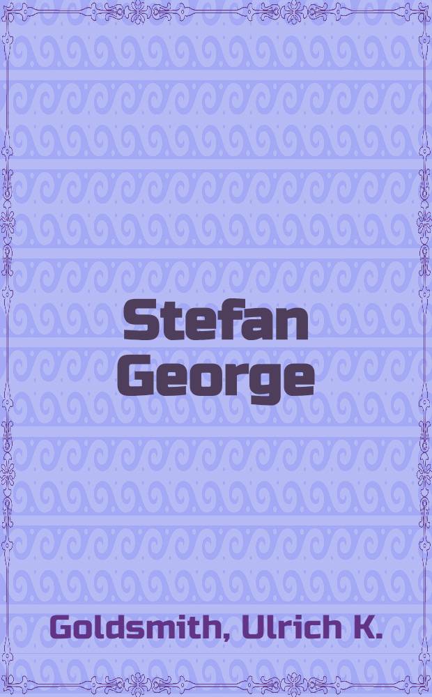 Stefan George