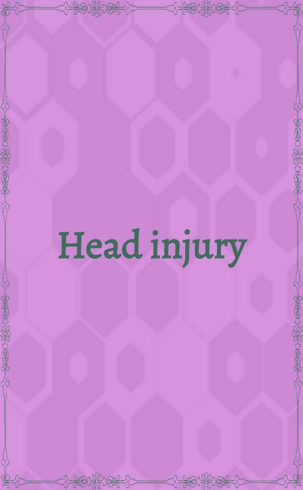 Head injury