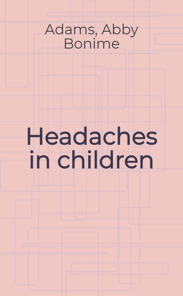 Headaches in children