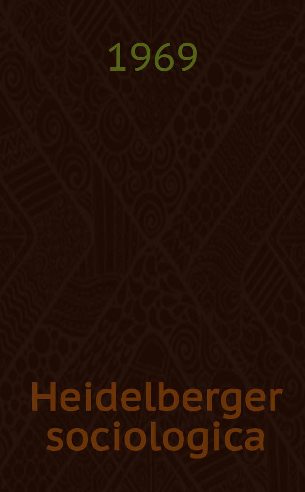 Heidelberger sociologica