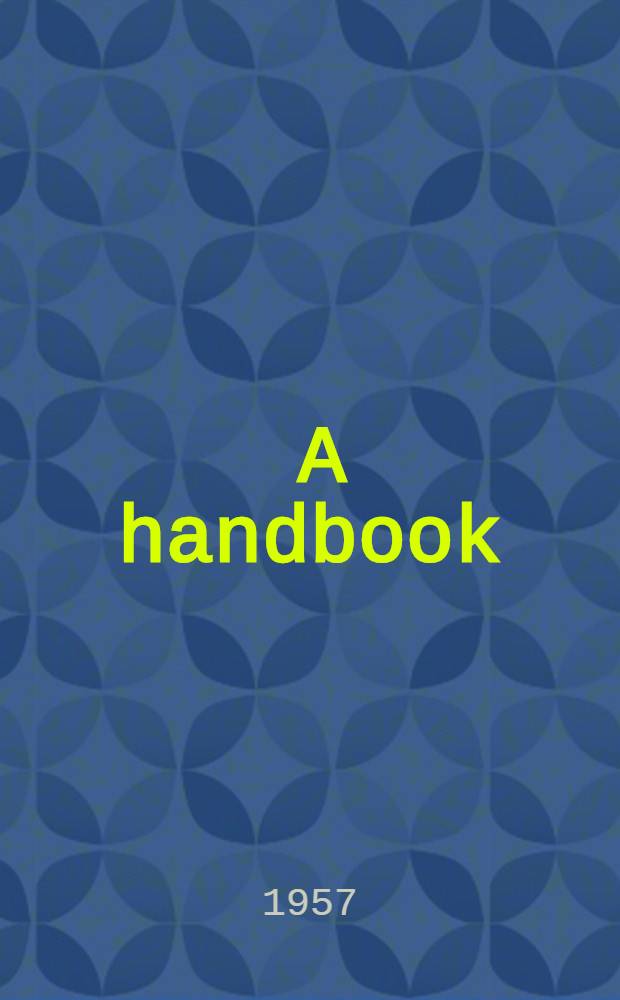 [A handbook]