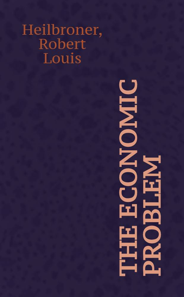 The economic problem