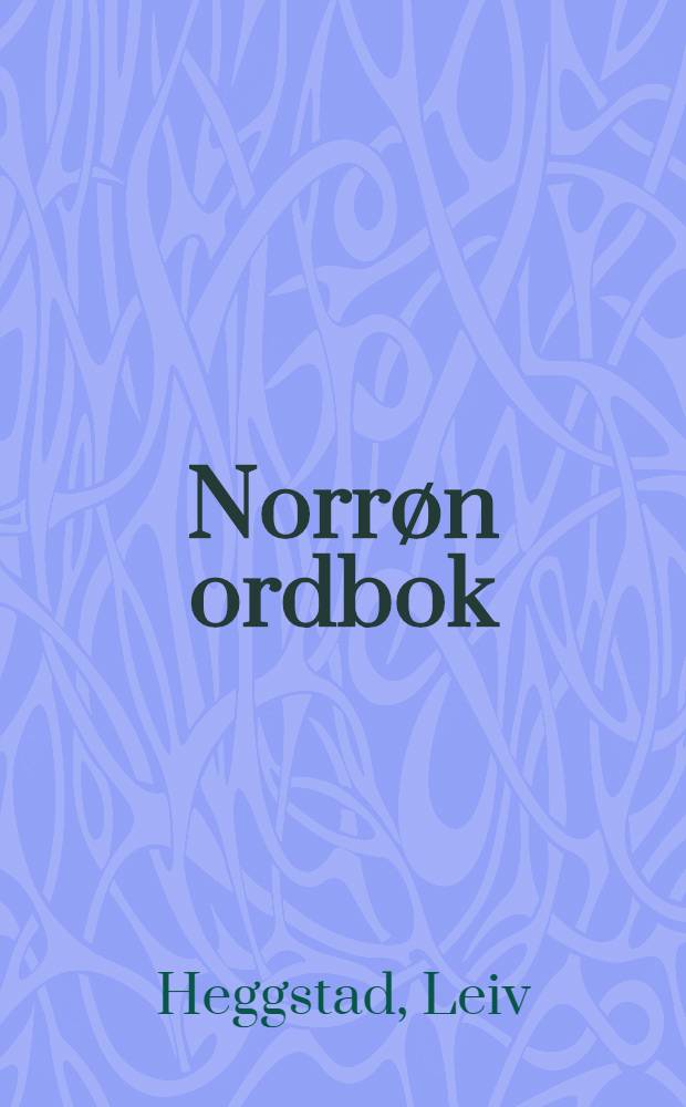 Norrøn ordbok