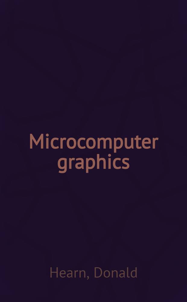 Microcomputer graphics : Techniques a. applications
