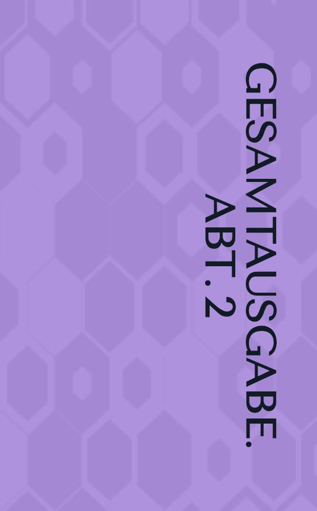 Gesamtausgabe. Abt. 2 : Vorlesungen 1923-1944