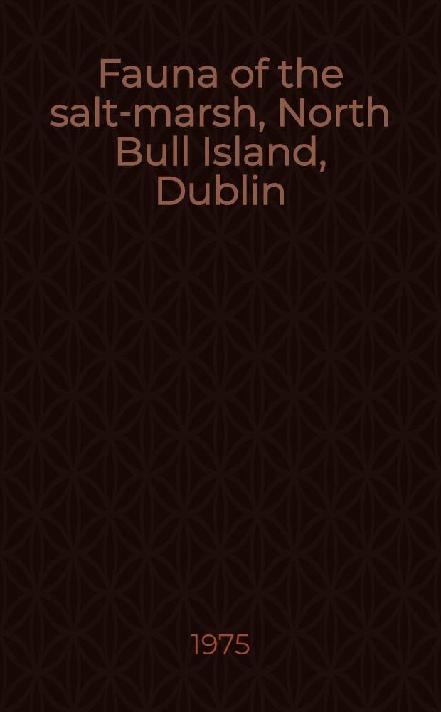 Fauna of the salt-marsh, North Bull Island, Dublin