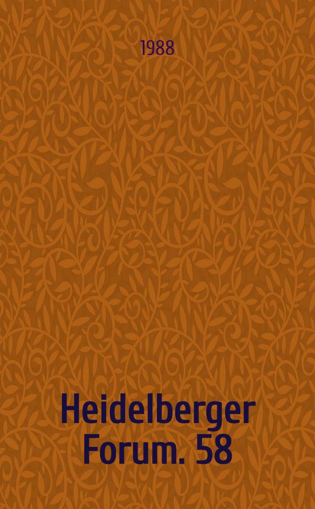 Heidelberger Forum. 58 : Carl Joseph Anton Mittermaier