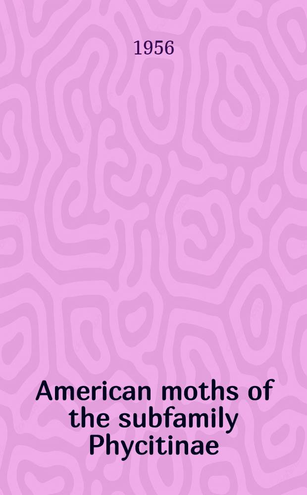American moths of the subfamily Phycitinae