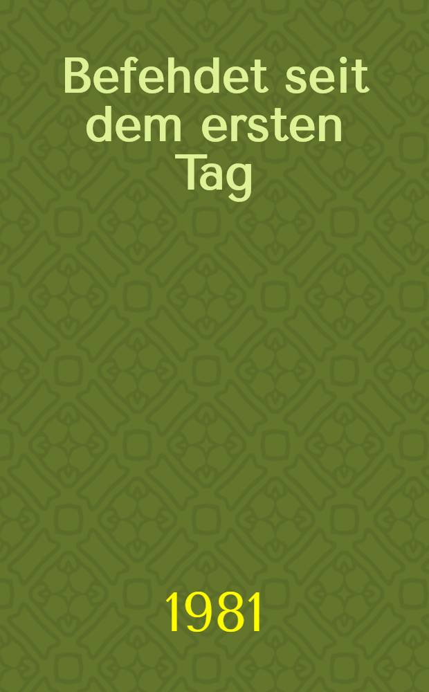 Befehdet seit dem ersten Tag : &Uuml;ber drei Jahrzehnte Attentate gegen die DDR
