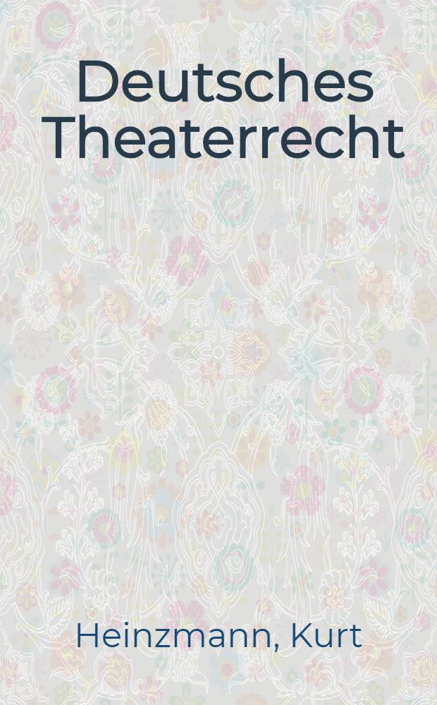 Deutsches Theaterrecht