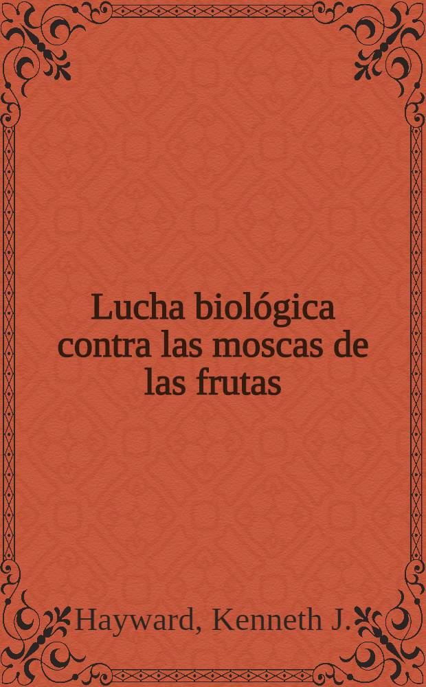 Lucha biológica contra las moscas de las frutas : Dispositivo que permite la salida de los parásitos beneficiosos del pozo donde se arroja la fruta atacada