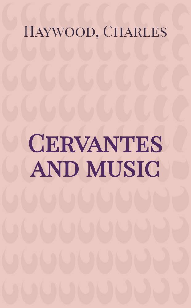 Cervantes and music