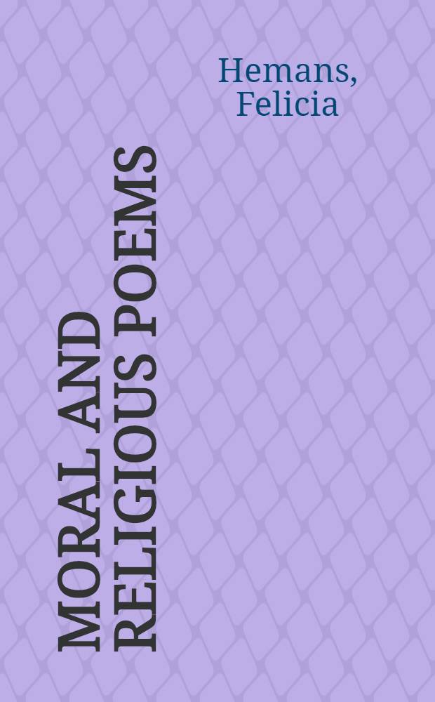 Moral and religious poems