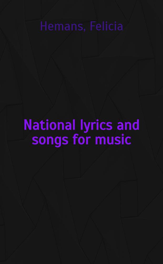 National lyrics and songs for music