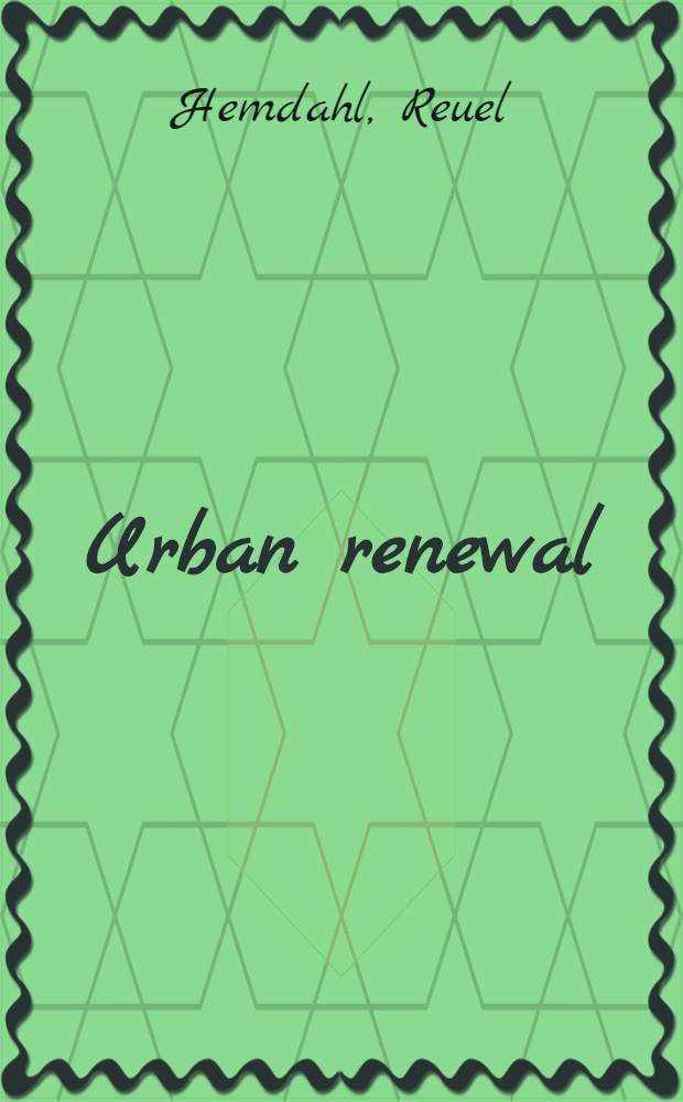 Urban renewal