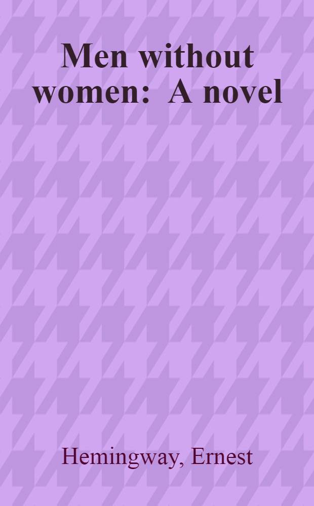 Men without women : A novel