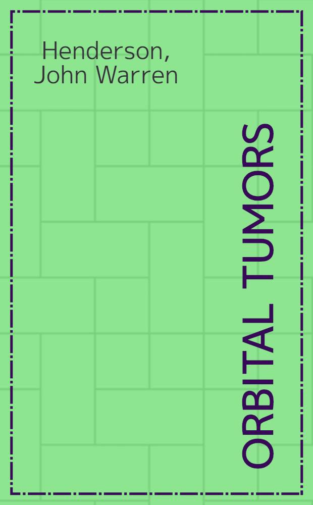 Orbital tumors