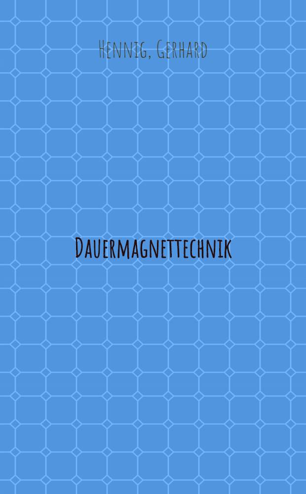 Dauermagnettechnik