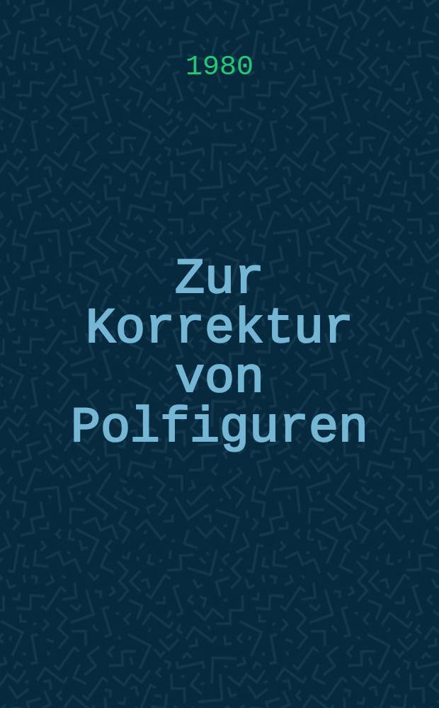Zur Korrektur von Polfiguren