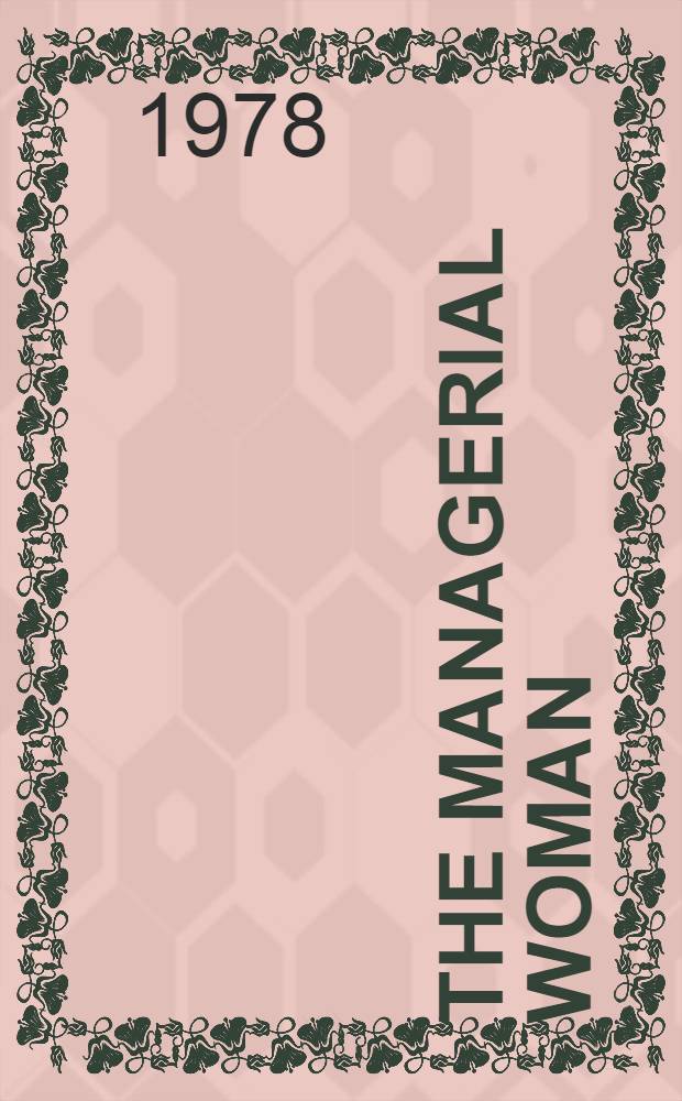 The managerial woman