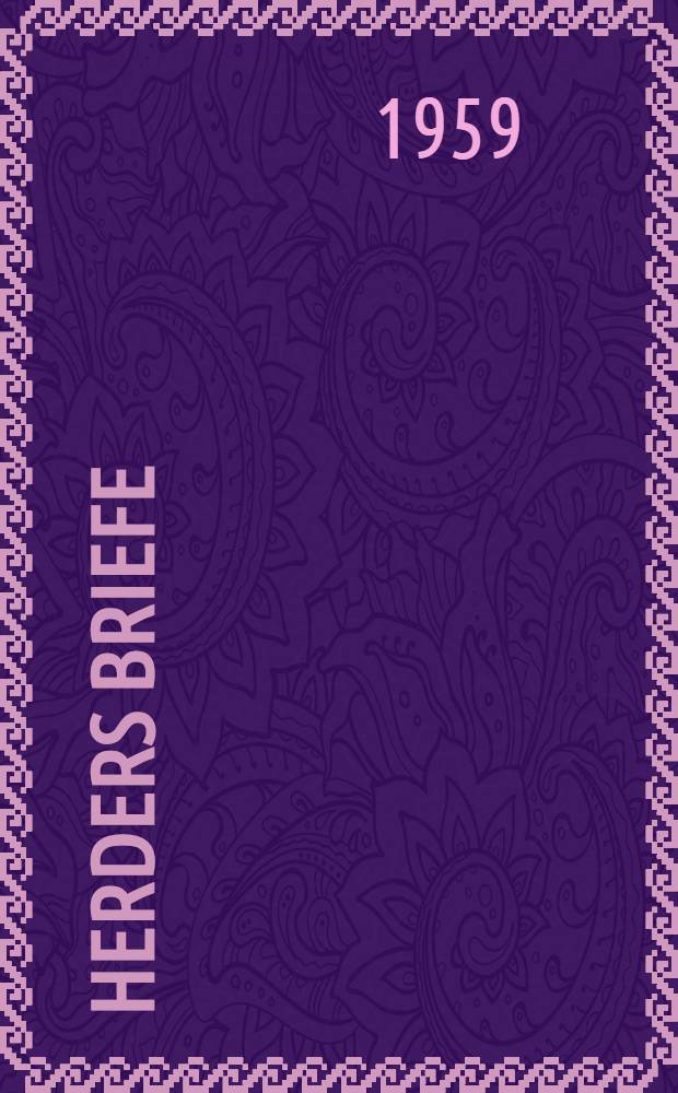 Herders Briefe