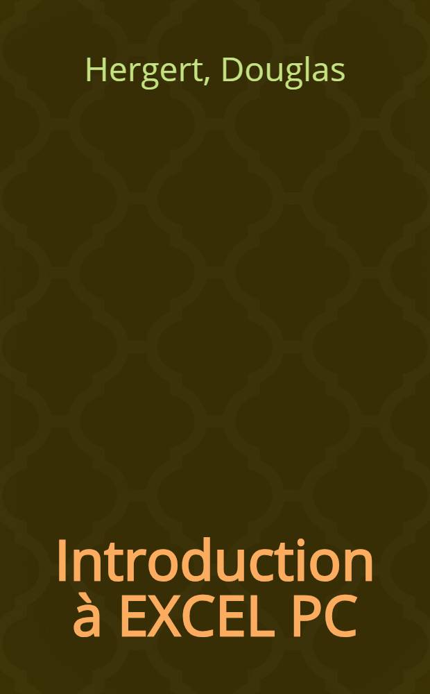 Introduction à EXCEL PC
