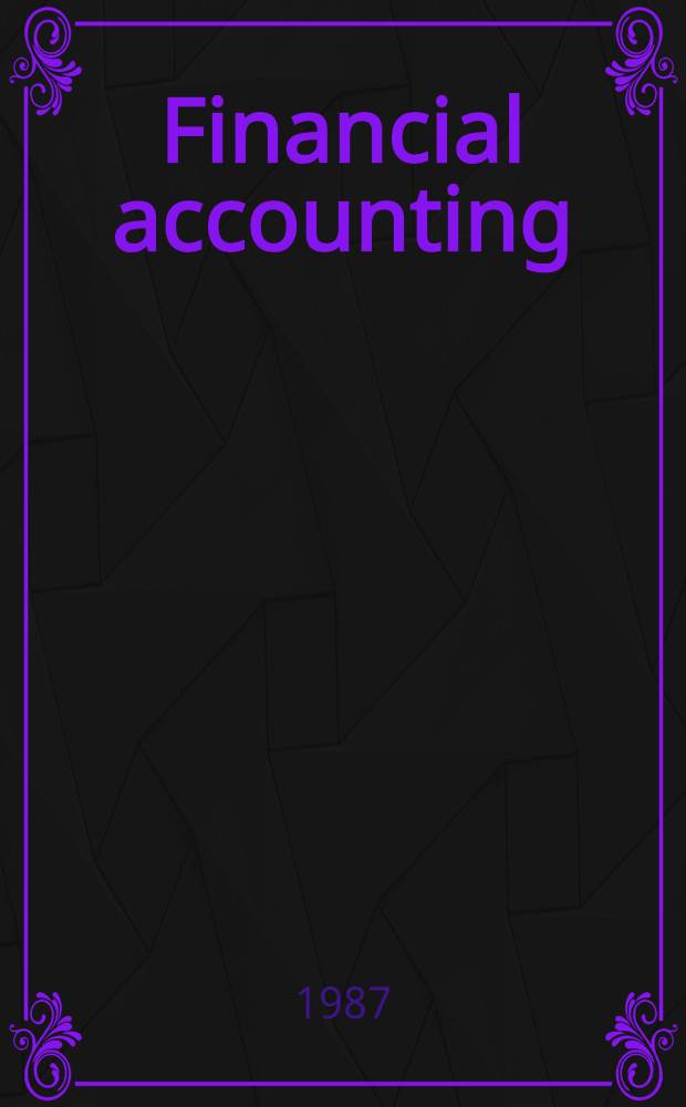 Financial accounting