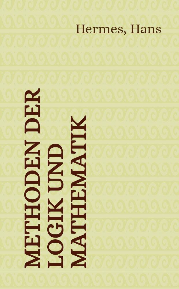 Methoden der Logik und Mathematik : Statistische Methoden