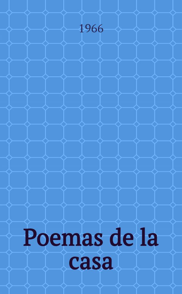 Poemas de la casa