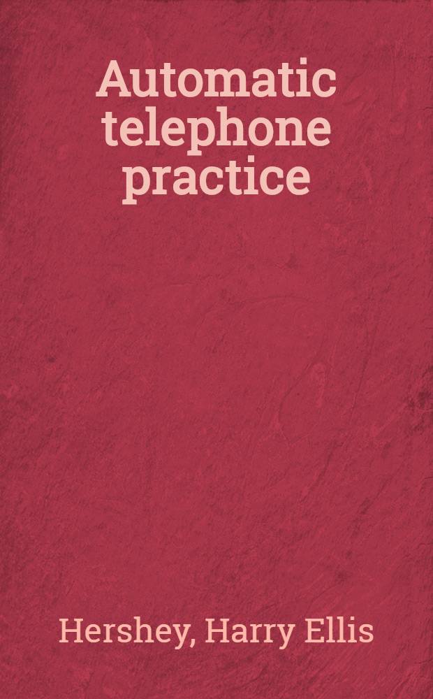 Automatic telephone practice