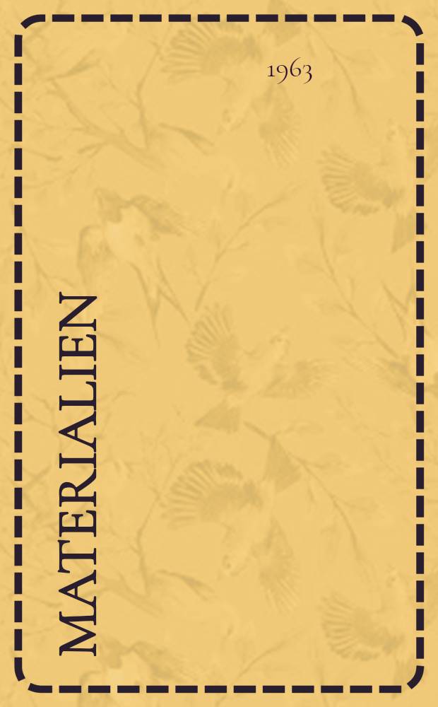 [Materialien]