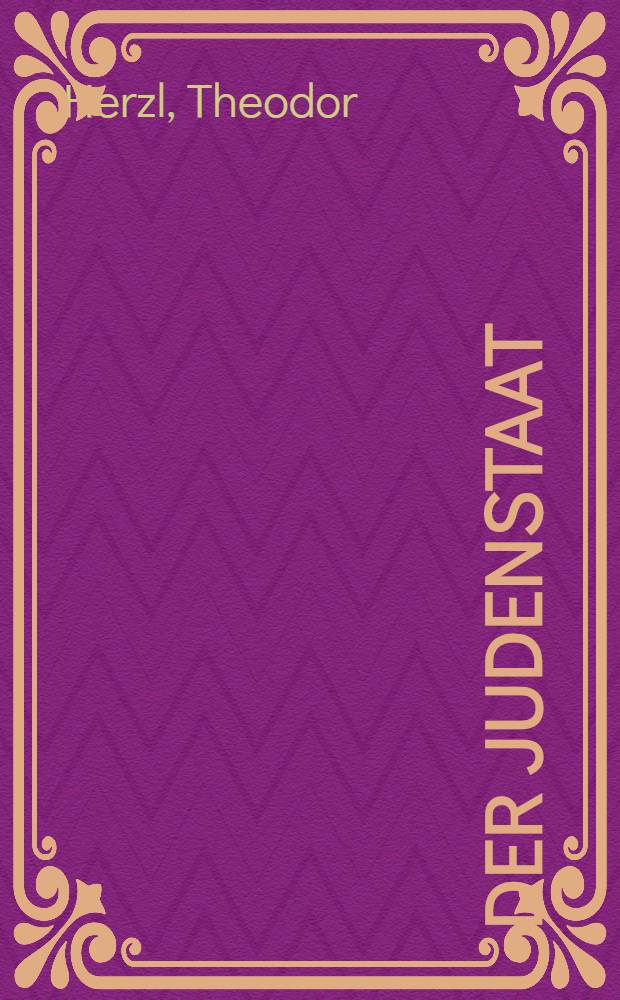 Der Judenstaat